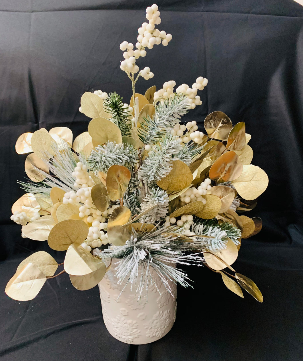 Table Arrangement - Vibrant Gold