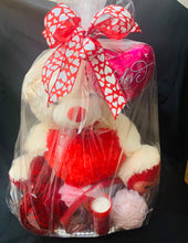 Load image into Gallery viewer, Gift Basket - White Bear Valentine
